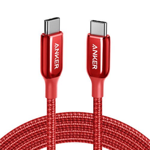 A8863 快充線 1.8M 紅 USB-C to USB-C
