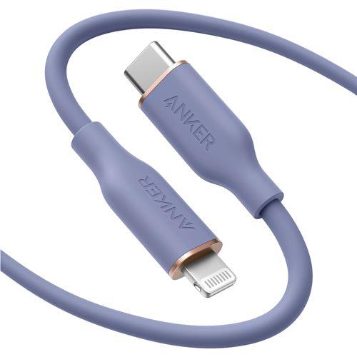 A8663 糖果快充線 1.8M 紫 USB-C to Lightning