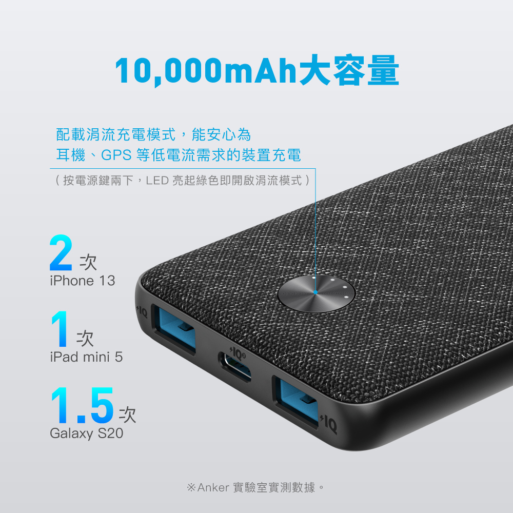 A1248 PowerCore III Sense 10K 行動電源 黑