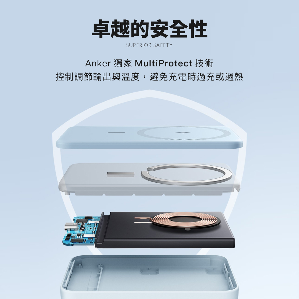 A1611 622 MagGo 磁吸無線行動電源 5000mAh 丁香紫