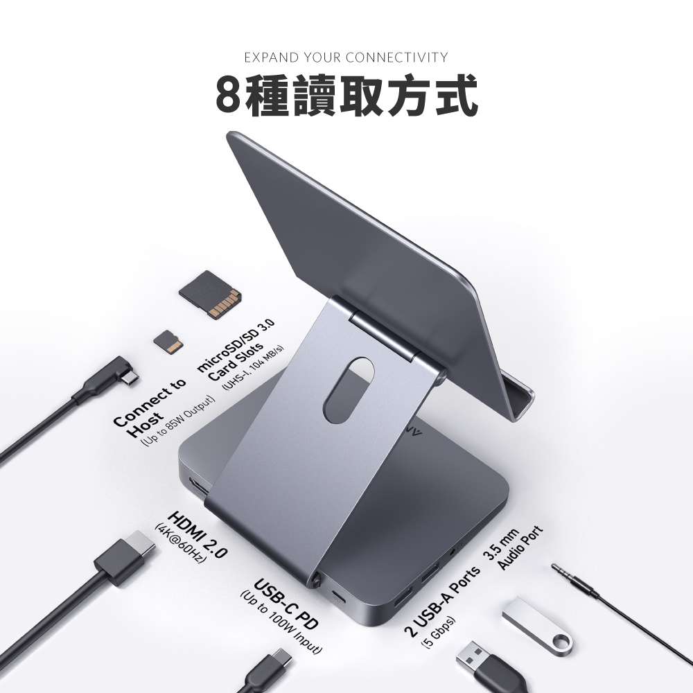 A8387 551 USB C Hub 8 in 1 ANKER 