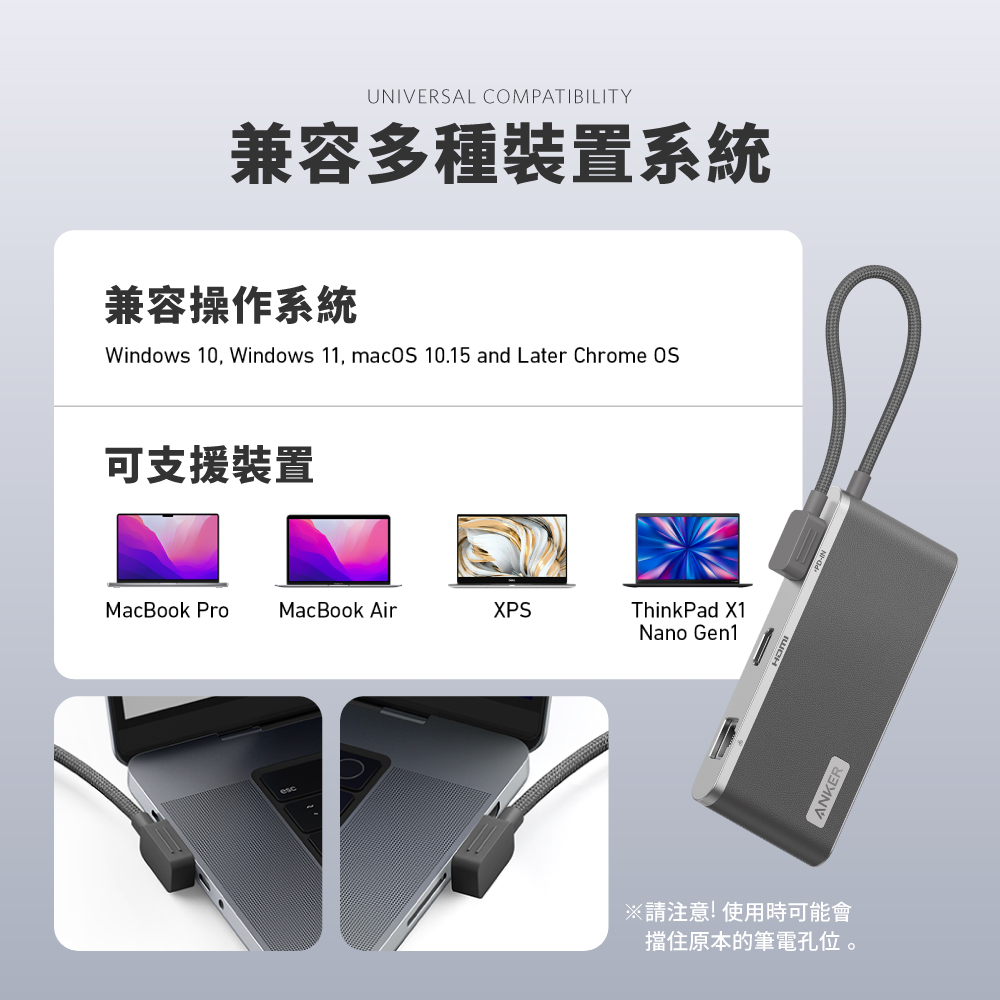 A8382 655 USB-C Hub 8-in-1 多功能傳輸集線器