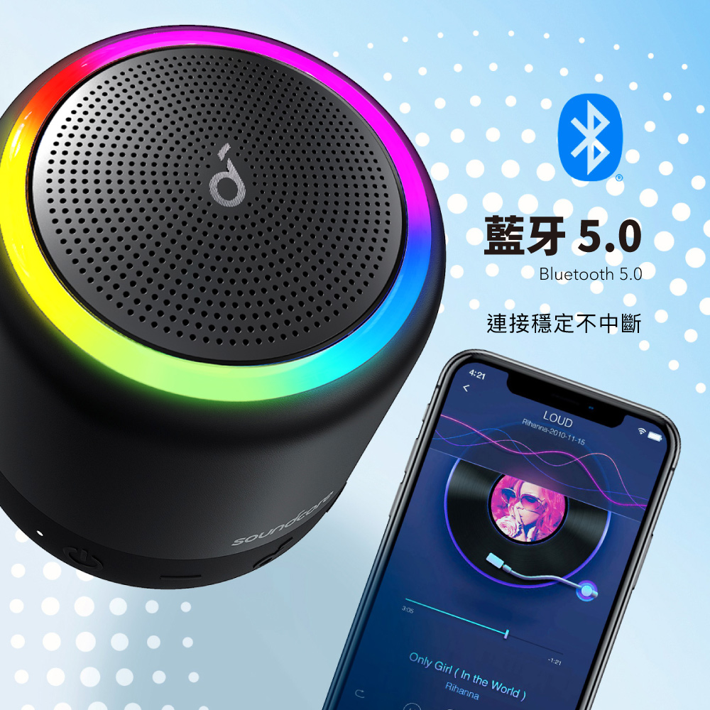 A3127 Soundcore Mini 3 Pro防水藍牙喇叭 灰