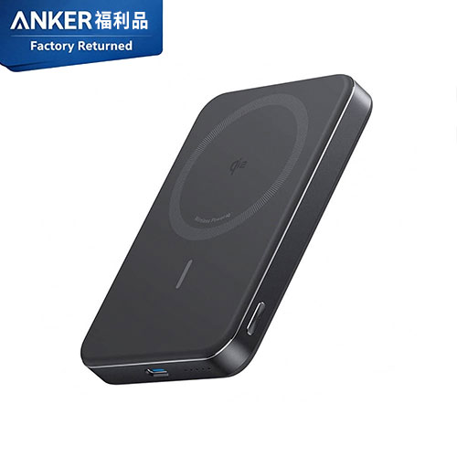 【福利品】A1664 10000mAh Qi2 超薄磁吸行動電源 黑