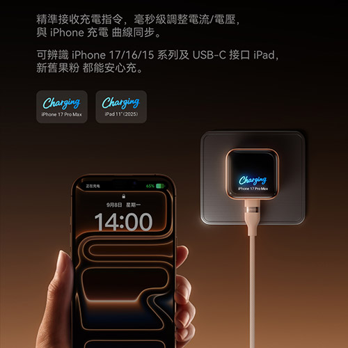 A121D Nano 45W 螢幕充電器-橙
